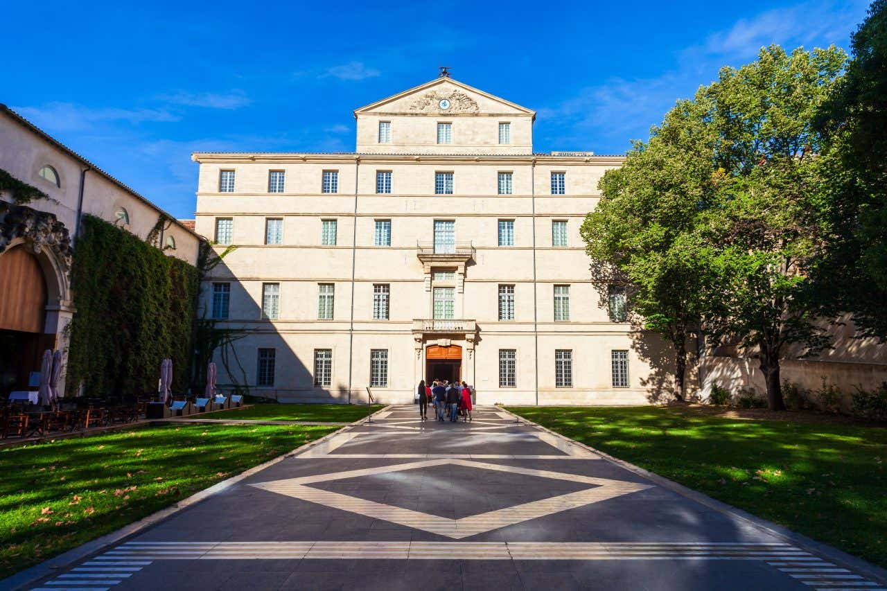 Façade du musée Fabre, une visite à faire à Montpellier