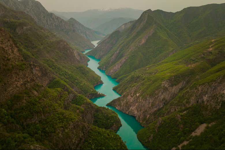 Take in the views of this Albanian river