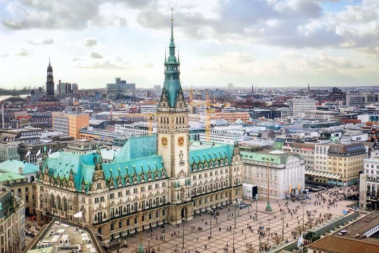 The Hamburg Town Hall