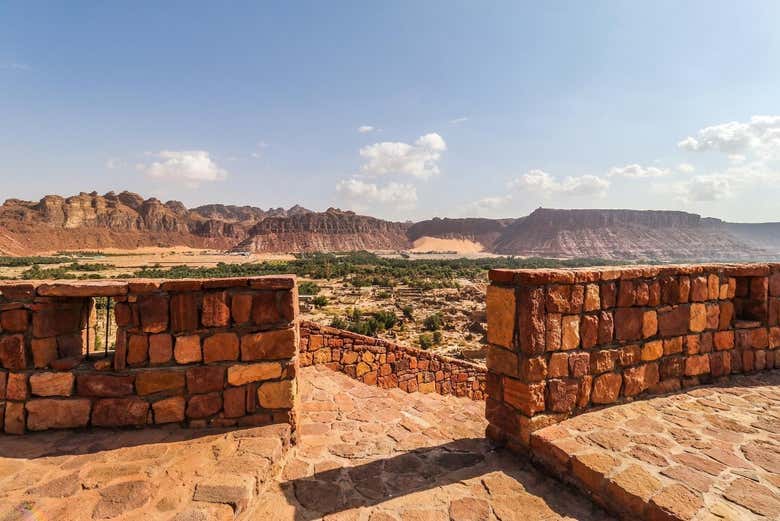 Landscape of the old town of Al-Ula