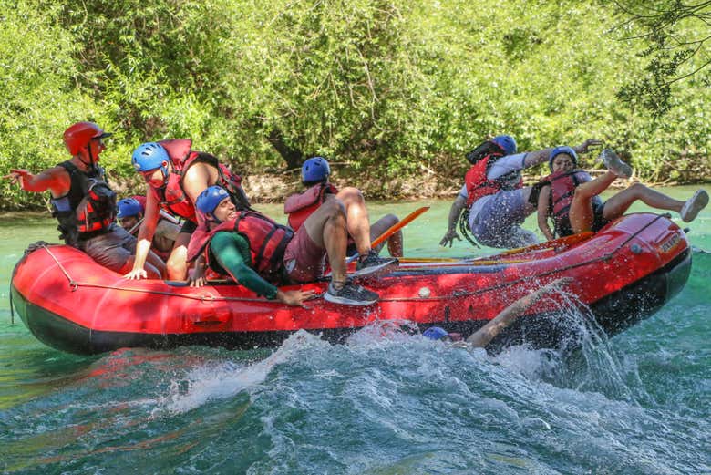 Raft down the Villegas River