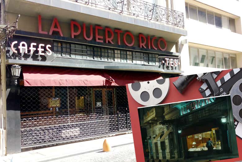 Café La Puerto Rico, scène du film "Le Braquage du Siècle"