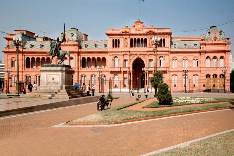 A Casa Rosada é a sede do governo argentino