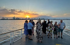 Sunset Boat Tour along the River Plate