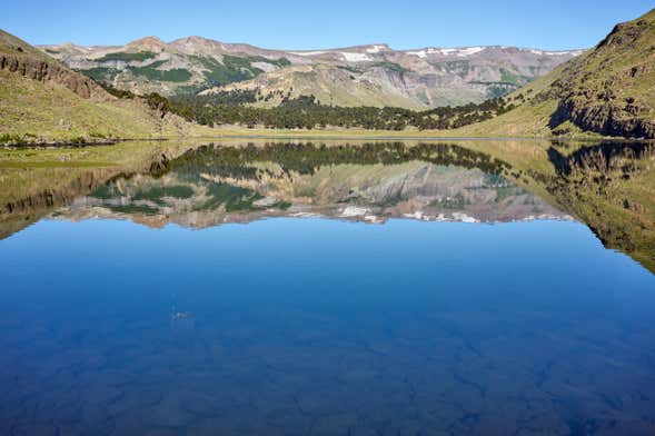 Excursión a la laguna Hualcupén por libre