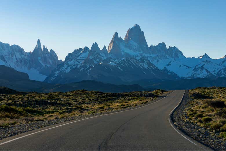 As imponentes montanhas de El Chalten