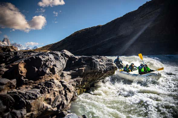 Rafting en el río de las Vueltas