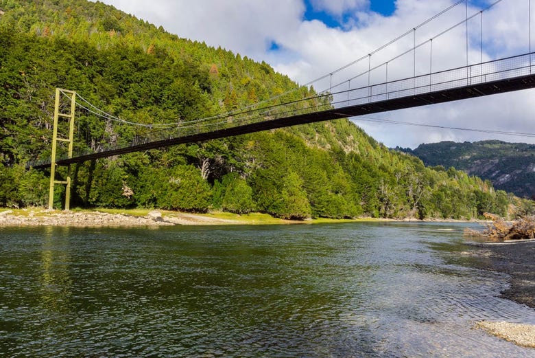 Puente de Fierro sobre el río Percey