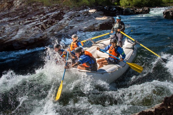 Rafting en el río Corcovado