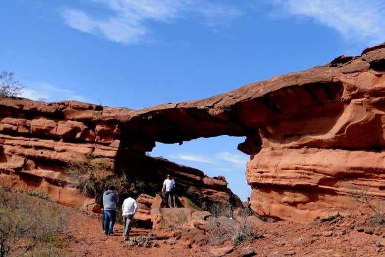 Admire the fascinating rock formations