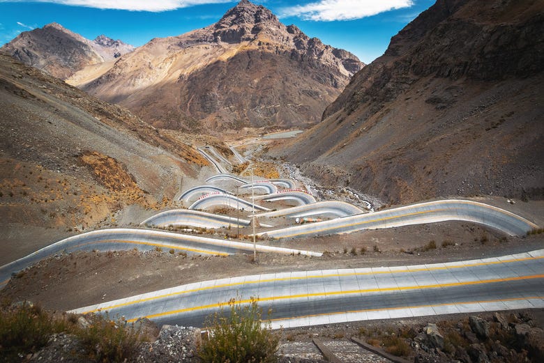 Andes [SP-Santiago], Our route from São Paulo was via Santi…