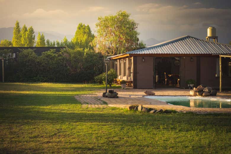 La casa donde sucede el taller de asado