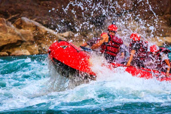 Rafting en el río Mendoza