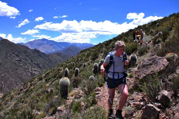 Trekking avanzado en Potrerillos