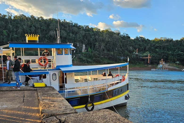 El barco listo para zarpar