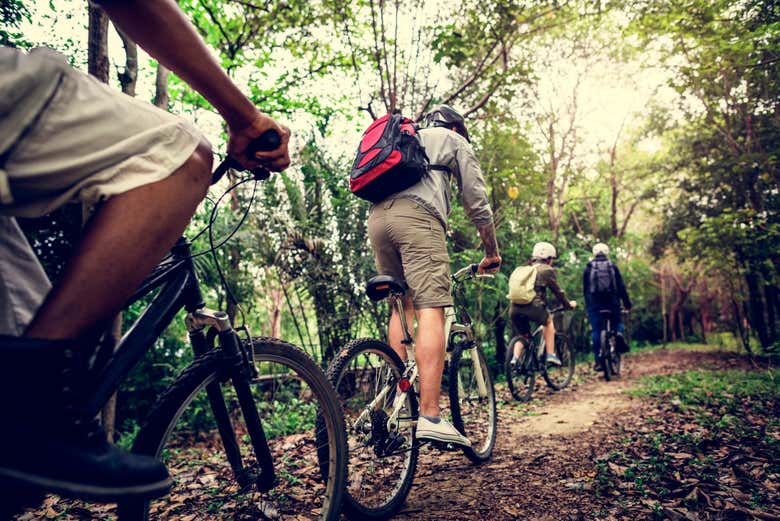 En bicicleta por el Parque Nacional Iguazú