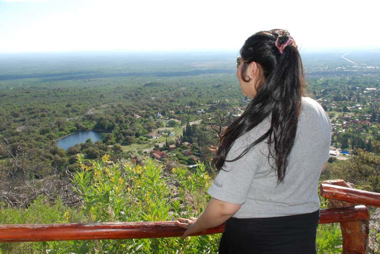 Contemplando los paisajes de Villa de Merlo