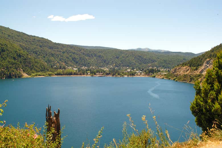 Lago Lácar visto desde el Mirador Arrayanes