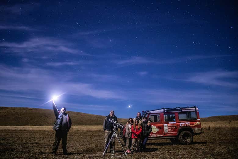 Observación de estrellas en Sierra de la Ventana