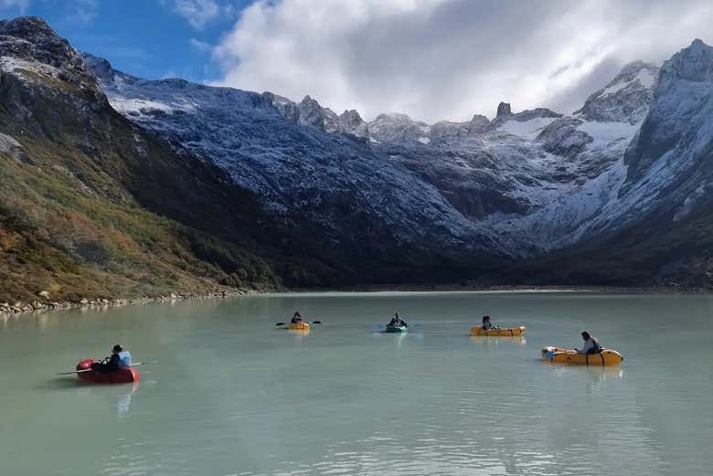 Packrafting in Esmeralda Lake