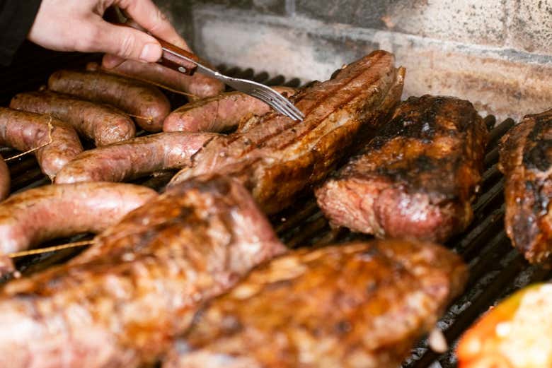 Argentine Asado at Escondido Lake, Ushuaia