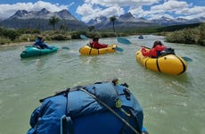 Packrafting in the Olivia River