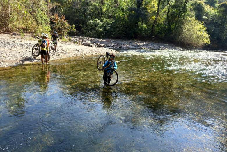 Cross a river on this adventure!