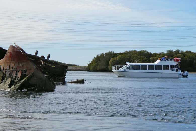 Visitando el Ships’ Graveyard, un cementerio de barcos