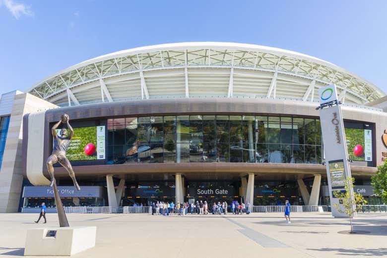 Entry to the stadium