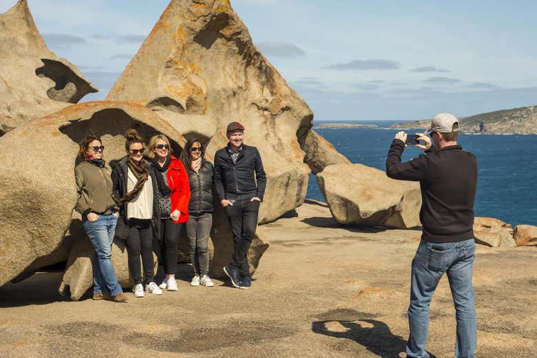 Momento foto en el Parque Nacional Flinders Chase