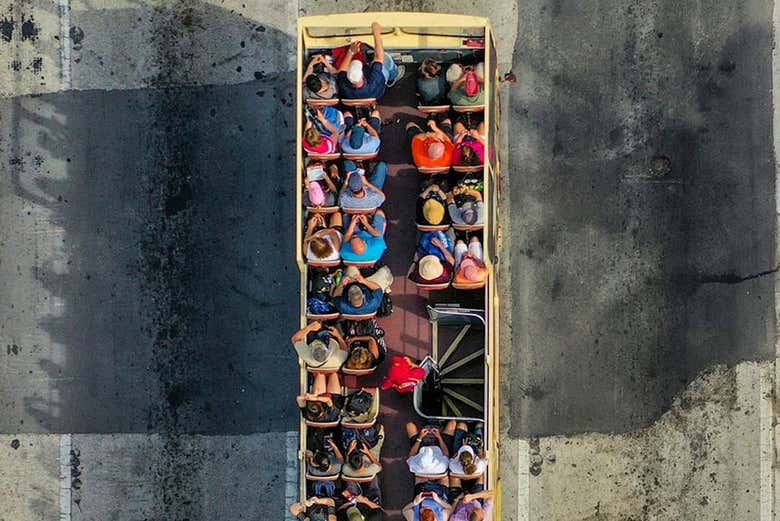 The bus from above