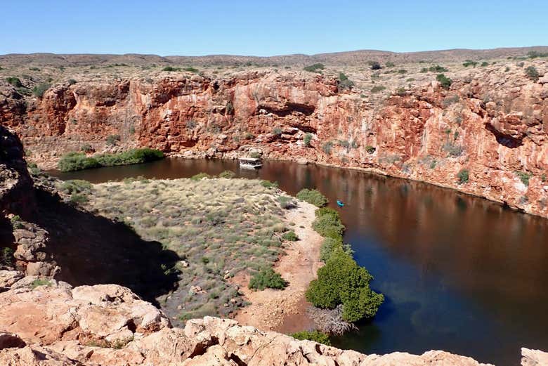 Las impresionantes vistas en Yardie Creek