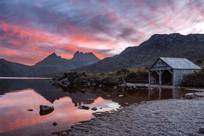 Fall in love with the sunset at Dove Lagoon