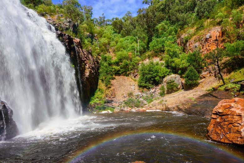 Una cascada en Grampians