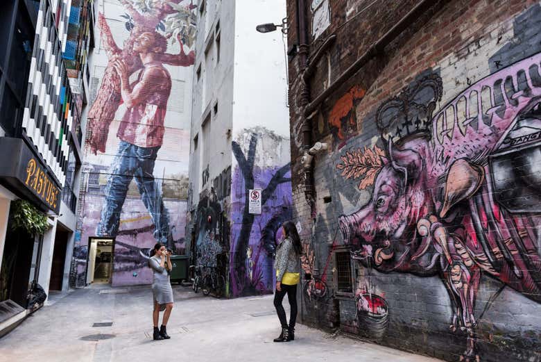 Laneways, streets filled with art