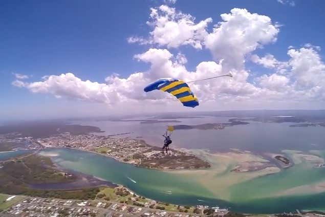 Skydiving in Newcastle