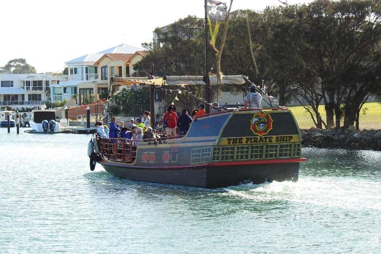 Pirate ship in Mandurah