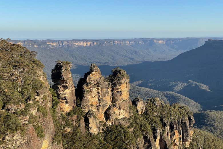 Formação rochosa das Three Sisters