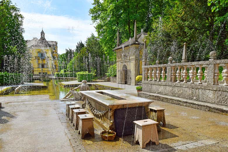 Jeux d'eau du Château d'Hellbrunn