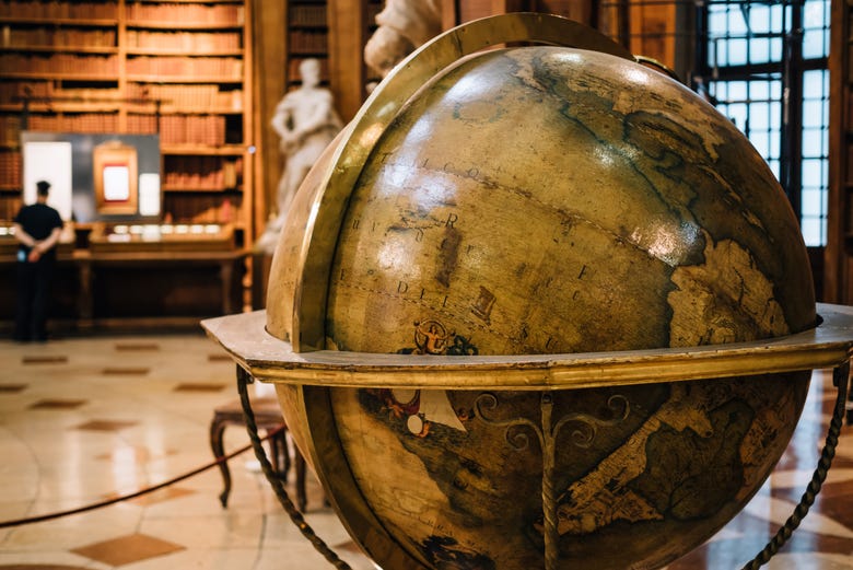 La Sala Principal de la Biblioteca Nacional de Austria