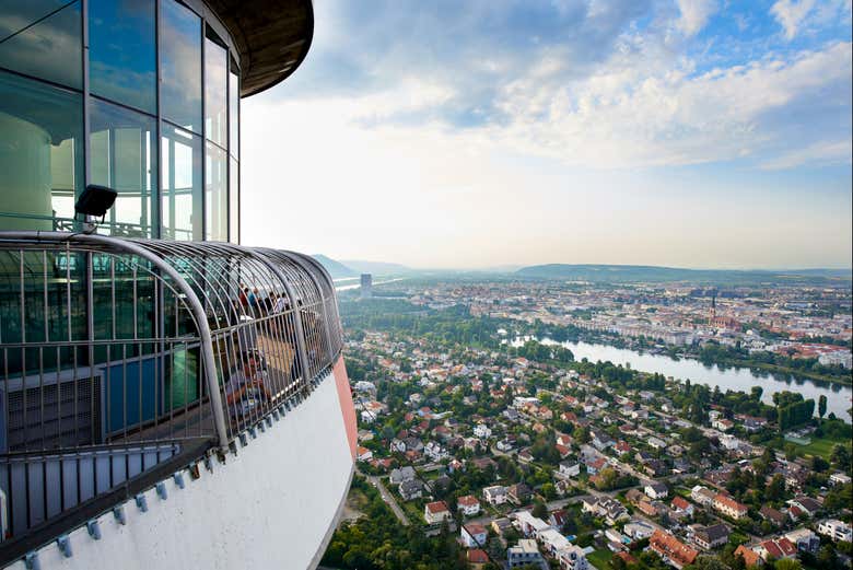 Climb to the top of the Danube Tower in Vienna