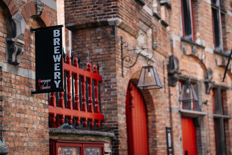 Exterior de la fábrica de cerveza Bourgogne des Flandres