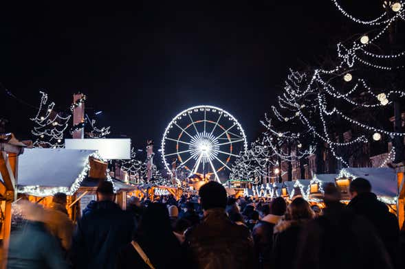 Autobús navideño de Bruselas