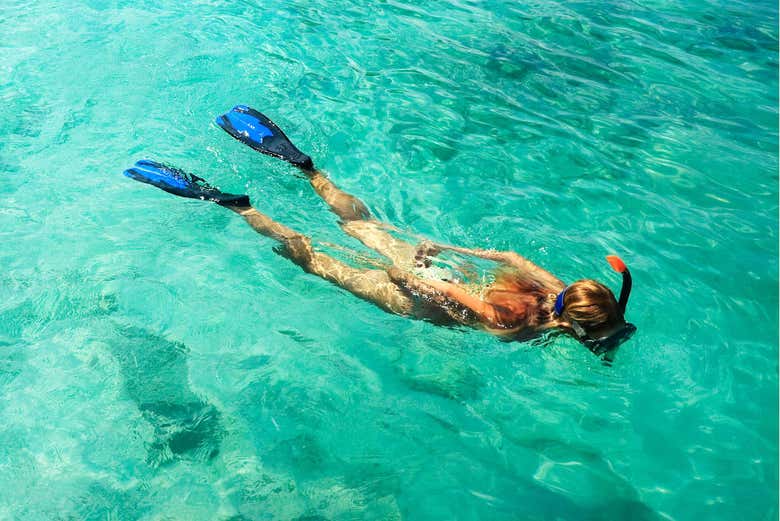 Snorkeling a Caye Caulker