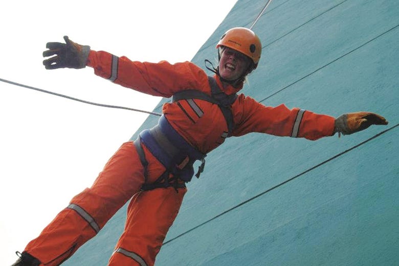 Rappel en el Hotel Presidente de La Paz