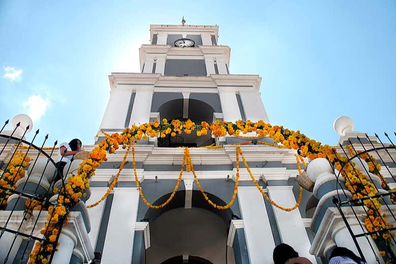 Front section of a church in Tarija