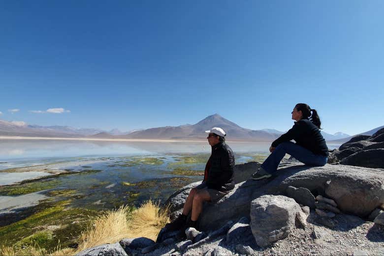 Contemplando el paisaje