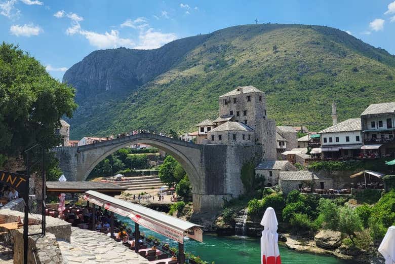 El icónico puente de Mostar