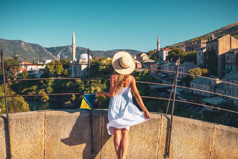 Admirez la vue sur la ville