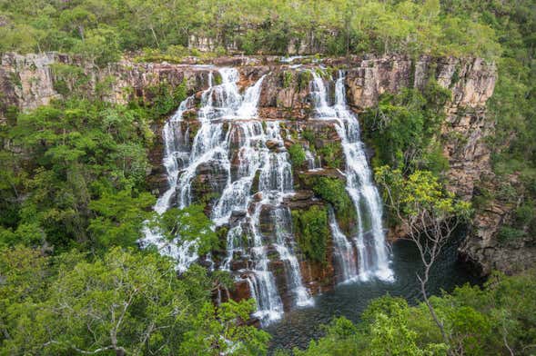 Rápel en la cascada Almécegas